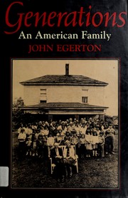 Cover of: Generations: an American family