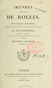 Cover of: Oeuvres complètes by Charles Rollin