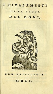 Cover of: La zvcca del Doni by Anton Francesco Doni