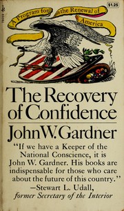 Cover of: The recovery of confidence