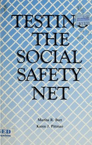 Cover of: Testing the social safety net by Martha R. Burt