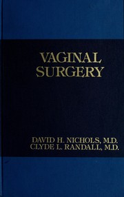 Cover of: Vaginal surgery