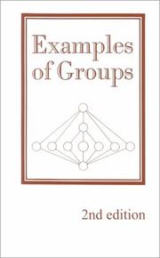 Examples of groups by Michael Weinstein, Weinstein, Michael.