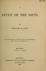 Cover of: A study of the sects.