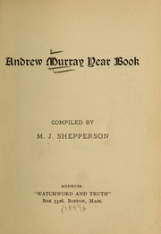 Cover of: Andrew Murray year book