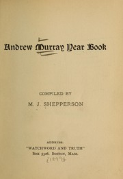 Cover of: Andrew Murray year book by Andrew Murray