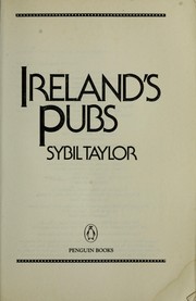 Cover of: Ireland's pubs