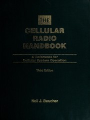Cover of: Cellular radio handbook: a reference for cellular system operation