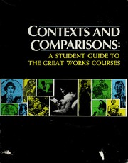 Front cover of Contexts and Comparisons by Baruch College Staff