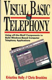 Cover of: Visual Basic Telephony | Krisztina Holly