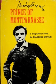 Cover of: Modigliani: Prince of Montparnasse