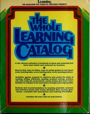 Cover of: The Whole learning catalog by edited by Bruce Raskin ; designed by Mike Shenan.