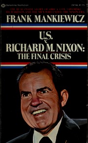 Cover of: U.S. v. Richard M. Nixon: the final crisis