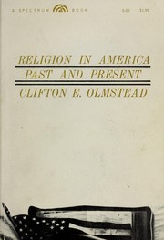 Cover of: Religion in America past and present
