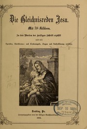 Die gleichnisreden Jesu by John] Nicum