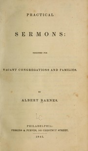 Cover of: Practical sermons: designed for vacant congregations and families
