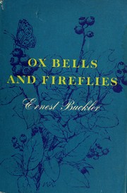 Cover of: Ox bells and fireflies: a memoir.