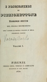 Cover of: I prigionieri di Pizzighettone: romanzo storico del secolo decimosesto