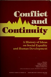 Cover of: Conflict and continuity: a history of ideas on social equality and human development