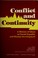 Cover of: Conflict and continuity