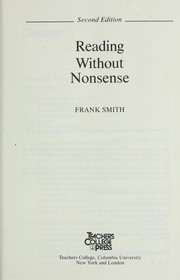 Cover of: Reading without nonsense by Frank Smith