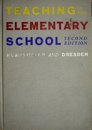 Cover of: Teaching in the elementary school