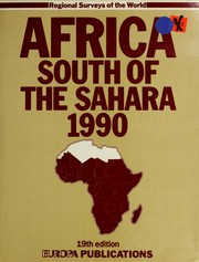 Cover of: Africa South of the Sahara. -- | 