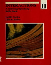 Cover of: Interactions II: a listening/speaking book