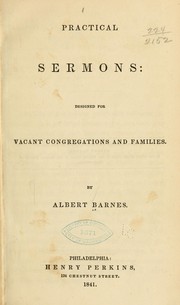 Cover of: Practical sermons: designed for vacant congregations and families