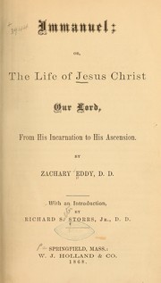 Cover of: Immanuel by Zachary Eddy