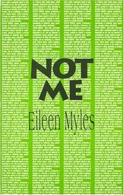 Cover of: Not me | Eileen Myles