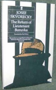 Cover of: The Return of Lieutenant Boruvka by Josef Škvorecký