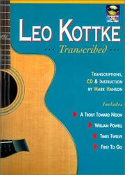 Leo Kottke Transcribed by Mark Hanson