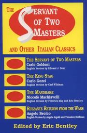 Cover of: The Servant of two masters: and other Italian classics