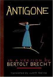 Cover of: Antigone: In a Version by Bertolt Brecht