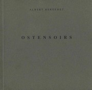 Cover of: OSTENSOIRS "Chemin de sens" by 