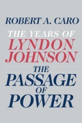 The book cover for The Passage of Power
