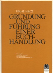 Cover of: Gründung und Führung einer Buchhandlung