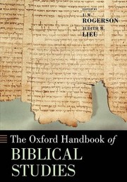 Cover of: The Oxford Handbook of Biblical Studies by 