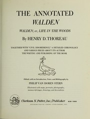 Cover of: The Annotated Walden by Henry David Thoreau