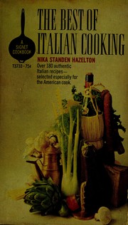Cover of: The best of Italian cooking. by Nika Standen Hazelton