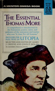 Cover of: The essential Thomas More.