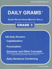 Cover of: Daily Grams: Guided Review Aiding Mastery Skill, Grade 3