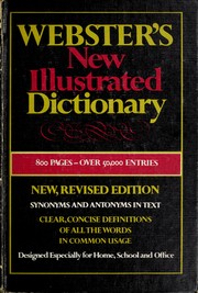 Cover of: Webster's New illustrated dictionary
