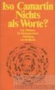Cover of: Nichts als Worte? by Iso Camartin