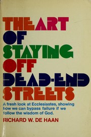 Cover of: The art of staying off dead-end streets