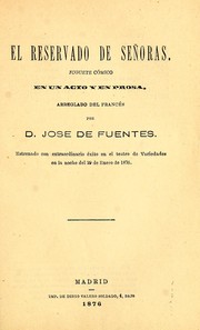 Cover of: El reservado de señoras: juguete cómico en un acto y en prosa