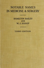 Cover of: Notable names in medicine and surgery by Hamilton Bailey