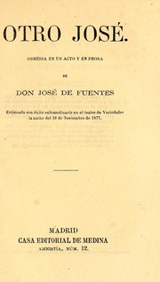 Cover of: Otro José: comedia en un acto y en prosa