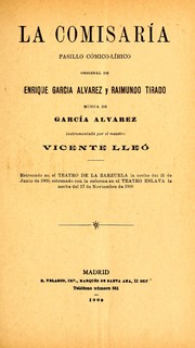 Cover of: La comisaría: pasillo cómico-lírico